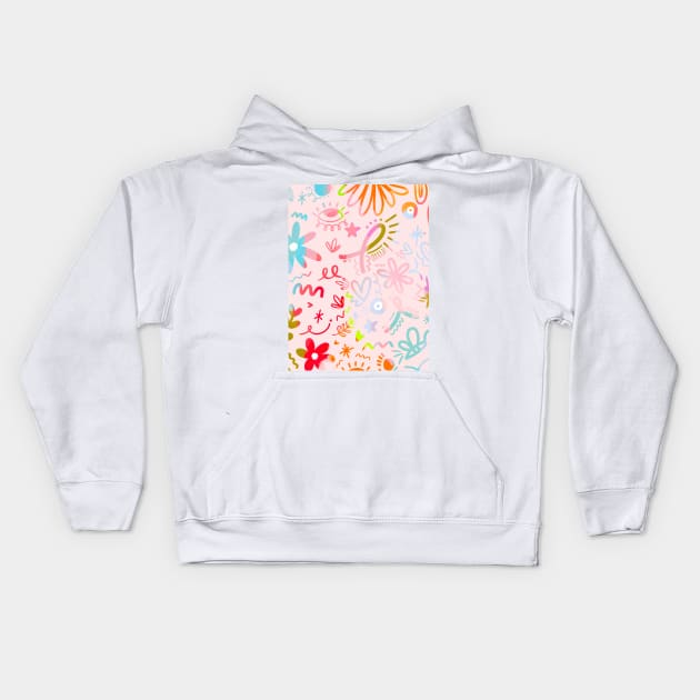 DOODLELICIOUS Kids Hoodie by AS.PAINTINGS